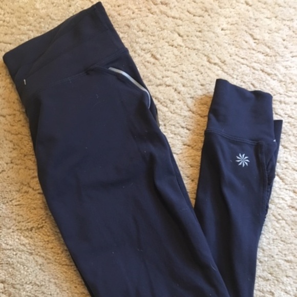 Athleta Pants - Athleta XXS Running Tights Leggings Reflective